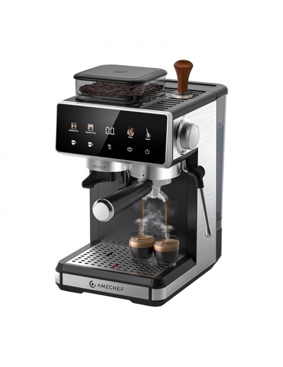 Coffee Machine AMZCHEF CE-CM5560-SV (silver)
