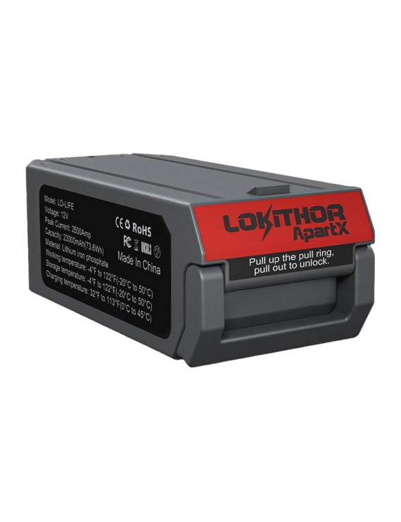LO-LIFE Battery for ApartX 2500A 23000mAh