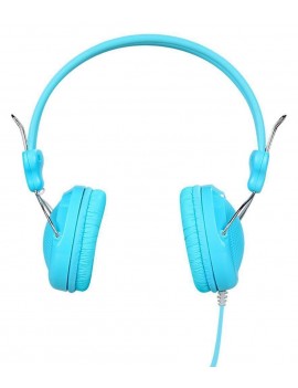 Headphone Stereo Hoco W5 Manno 3.5mm Blue with Microphone and Operations Control Button