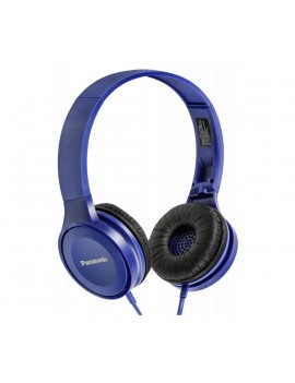 Stereo Headphone Panasonic RP-HF100E-A 3.5mm with Folding Mechanism Blue