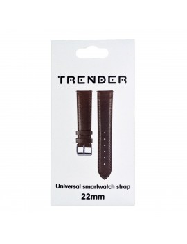 Spare Leather Trender TR-FX22BW Leatherette 22mm Brown