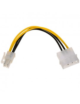 Adapter with Power Cable Akyga AK-CA-12 Molex Male / P4 Male 15cm