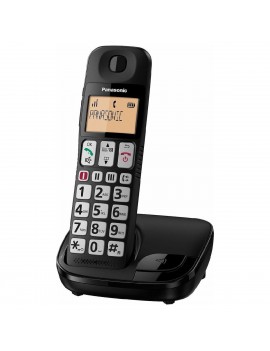 Dect/Gap Panasonic KX-TGE310GRB Black with Hands-Free Talking and Eco Fuction