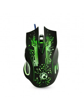 Wired Mouse iMICE X9 Gaming 7D with 7 Buttons, 2400 DPI and LED Lightning. Black