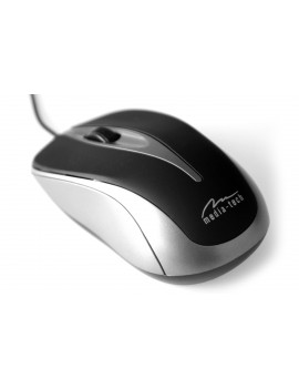 Wired Mouse Media-Tech MT1091S V.3.0 1000cpi with 3 Button with Scrolling Wheel Black-Titanium