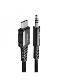 Data Cable Acefast C1-08 USB-C to 3.5mm Male Braided 1.2 Black