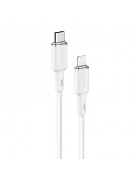 Data Cable Acefast C2-01 USB-C to Lightning 3A 30W Apple Certified MFI 1.2m White