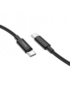 Connection cable Hoco X68 True Color Braided USB-C to USB-C 100W 3A Black 1m