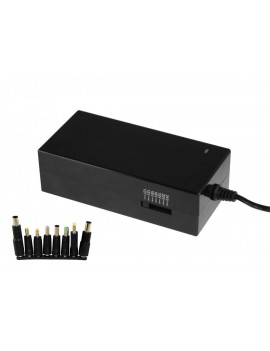 Universal Power Adapter Media-Tech MT6269 3,75A, 80W with 8 Types of Plug Black for Tablets & Other Devices