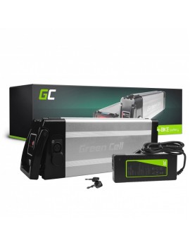 Green Cell EBIKE13STD 48V 11Ah Li-Ion Silverfish Battery with Charger for Electric Bike