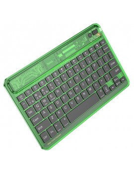 Hoco S55 Wireless Keyboard BT5.0 500mAh 78 Keys with Translucent design and lighting effect Candy Green