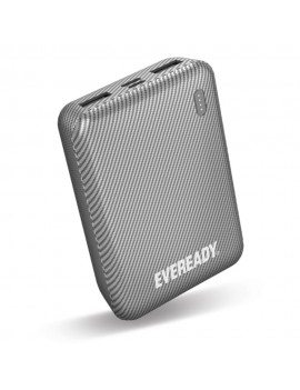 Power Bank Energizer Eveready Mini 10000mAh 2.1A with 2xUSB 2.0 and LED Battery Display Silver