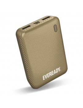 Power Bank Energizer Eveready Mini 10000mAh 2.1A with 2xUSB 2.0 and LED Battery Display Gold
