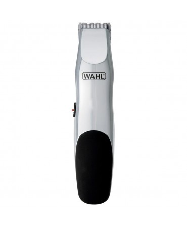 Beard & Mustache Battery Trimmer Wahl GroomsMan 09906-716 with 8 guide combs 1,5-13mm Silver
