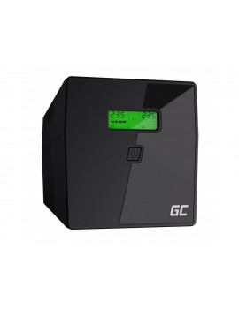 UPS Green Cell UPS03 Micropower 1000VA 12V/7Ah  600W 2x Schuko + 2x IEC  338 x 149 x 162 mm