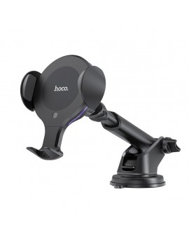 Car Mount and In-Air Outlet Hoco CA60 Aspiring Black with Fast Wireless Charger 10W