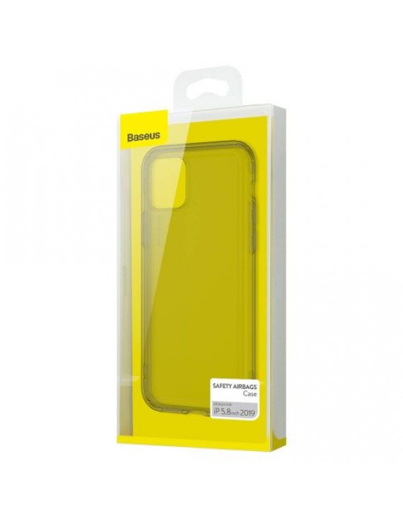 Baseus iPhone 11 Pro case Safety Airbags Transparent Black (ARAPIPH58S-SF01)
