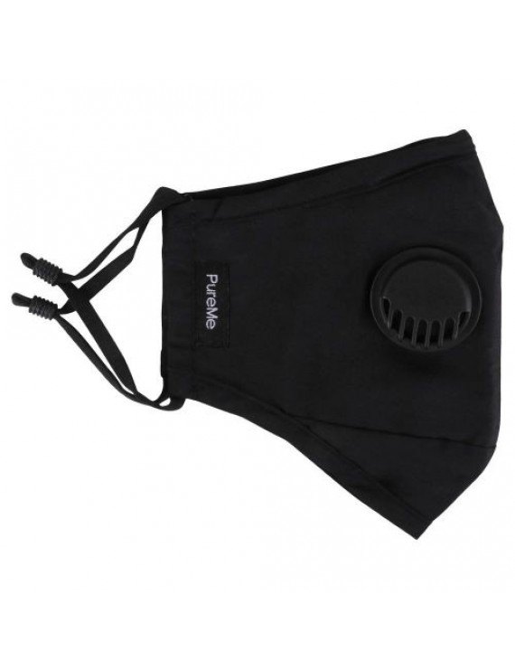 PureMe Reusable / Adjustable Mask Cotton 2 pcs N95 filters inside the package Black